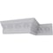 Ekena Millwork 3 7/8"H x 2 1/8"P x 4 1/2"F x 94 1/2"L Hampshire Crown Moulding MLD03X02X04HA - alternate 10